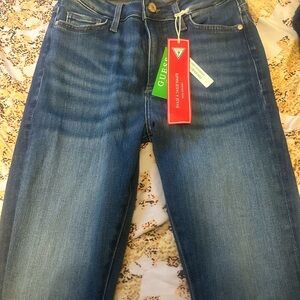 Guess Blue Flare Wide Leg Jeans